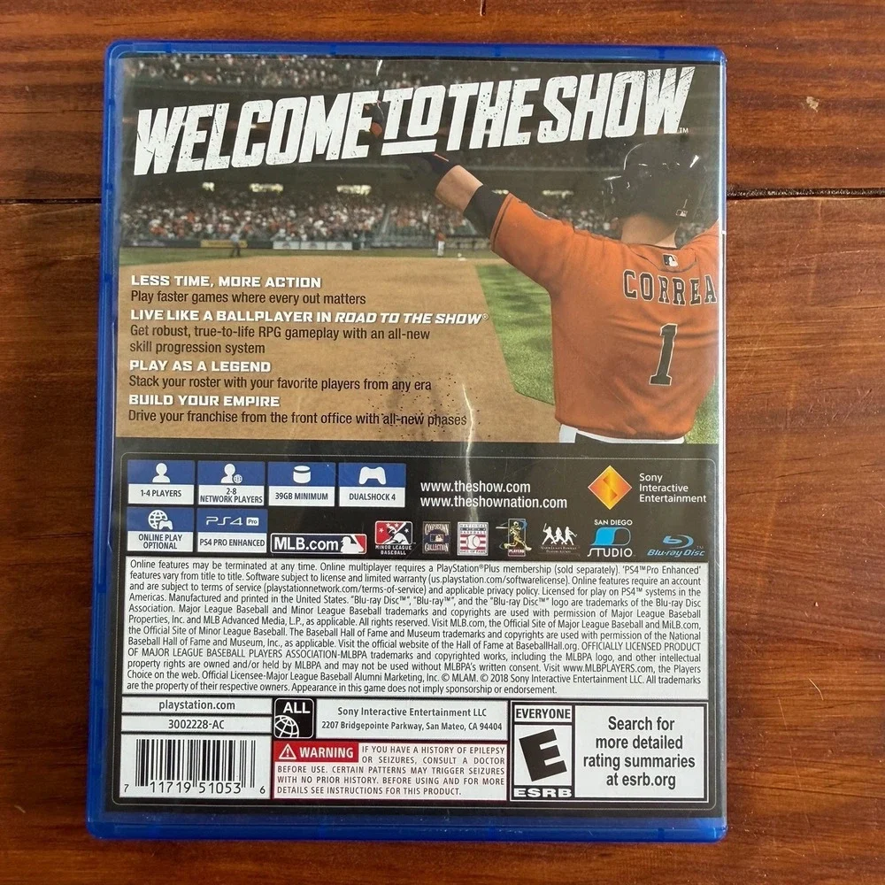 MLB The Show 18 (PlayStation 4, 2018) Aaron‎ Judge Yankees Cover